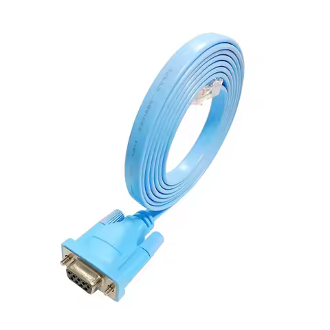 1.8m DB9P RJ45 Console Cable RJ 45 Ethernet To RS232 DB9 Port Serial Routers Network Cable For Cisco