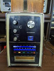 Clarion 8軌 播放器 收音機 太空時代 日本製 昭和 非Weltron