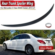 W205 4Door Sedan C63 C43 Style For Mercedes-Benz C-Class  Rear Spoiler C180 C200 C260 Rear Spoiler T