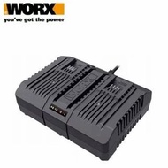 (香港WORX威克士總代理行貨) WORX 威克士 WA3883 20V 4A 雙輸出鋰電池充電器 - Li-ion Dual Port Battery Charger