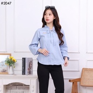 (47) Top premium adultWanita, cotton material, one size, long sleeves