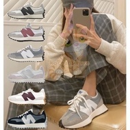 Korean New Balance 327 NB327 retro casual running shoes two-color stitching old men's women shoes