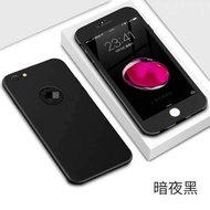 【พร้อมส่งทันที】Case iphone 6/6S เคสไอโฟน เคสประกบหน้าหลัง แถมฟิล์มกระจก1ชิ้น เคสแข็ง เคสประกบ 360 องศา สวยและบางมาก สินค้าใหม่ สีดำสีแดง