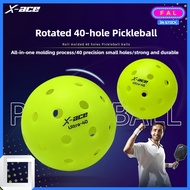 Pro Pickleball Ball X-ace 40 Holes 6 Balls Professional Training Straight Flight Smooth Tournament Q