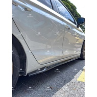 Honda City Gn2 Gn5 tonake V2 Thailand Side Lip Lips Side Difusser  Glossy Black And Carbon Print PP 