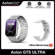 Aolon GTS Ultra Smartwatch 1.83 HD Screen Running Pace Custom Wallpaper Jam Tangan Pria Bluetooth Ca