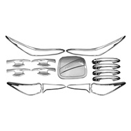 Toyota Fortuner 2021 to 2025 2.4L ( 4x2 V ) 2.8L ( 4x2 LTD and Q ) Garnish Cover Combo Set CHROME V2