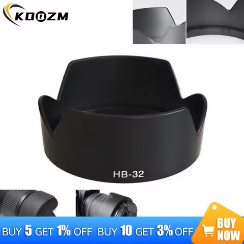Lens Hood Sunshade replace HB-32 For Nikon HB-32 DX AF-S 18-70mm 18-105mm 18-135mm 18-140mm ED Bayon