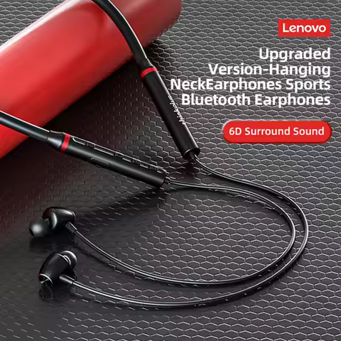 Origial Lenovo HE05X Bluetooth 5.0 Magnetic Absorption In-ear Design Earphones Skin-touching Headset
