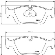 FRONT BRAKE PAD BMW E36 E46(318i 320i 328i) E90-320i /z3