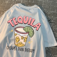 2025 NEW Tequila Cheaper Than Therapy Mens Tops Simplicity Loose Setw 30FV