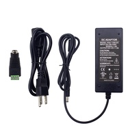 UL Listed DC 12V 5A Power Adapter, AC100~240V 50/60Hz to DC Output DC 12V 5A Power Supply, 5.5mmx2.5