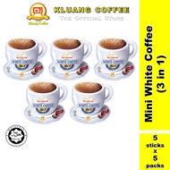Kluang Mountain Cap Televisyen Mini White Coffee 3 in 1 (5 sticks x 5 pacsk) Instant Coffee