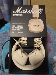 Marshall Major V 藍牙耳機 奶白色