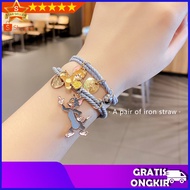 Couple BRACELET MAGNET 2PCS COUPLE BRACELET Best Friends Women Cartoon MOTIF For tomnjerry COUPLE