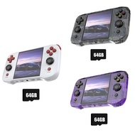 R46S Retro Handheld Game Console 64G 15000 Games 4.0inch RK3566 Linux Portable Video Player for GB E