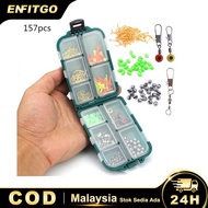 157PCS Fishing Kit Accessories Fishing Beads Tackle Box Hook  Quality
