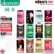 Okamoto 003 Platinum Condom Hydro Sensation Rose Roman Big Boy Alowe Hyaluronic Real Fit Crown For Men Horns Toy