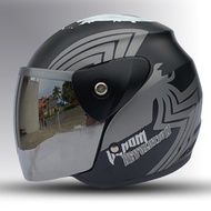 HELM EVO EVOLUSION DEWASA MOTIF DAN POLOS UNTUK  PRIA DAN WANITA DEWASA SNI (COD)