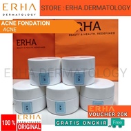 ERHA FOUNDATION  AF 1  AF 2  AF 3  AF 4  AF 5 CREAM ACNE PAGI -