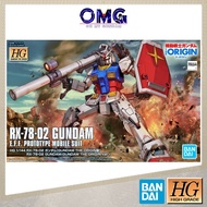 Bandai HG RX-78-02 Gundam The Origin Ver. 58929 HG 1/144 RX-78-2 Gundam HG RX78 The Origin RX-782 RX