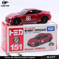 Car Toys Takara Tomy Dream Tomica Mf Ghost Toyota 86 Gt Mini Diecast Car Model Children Toys #151