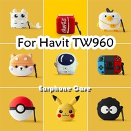 【Discount】For Havit TW960 Case Trendy Cartoon Series Shiba Inu Soft Silicone Earphone Case Casing Cover
