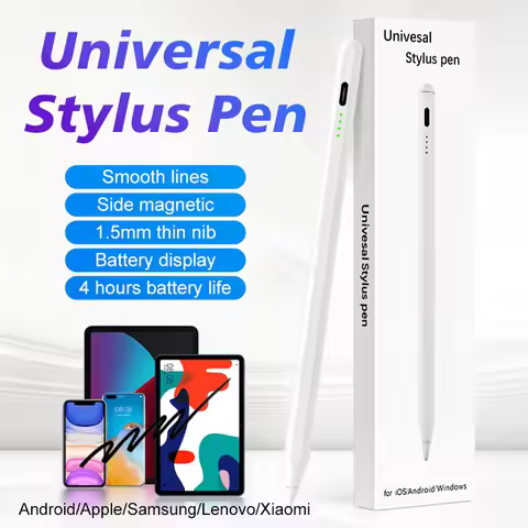 ipad Pen Active Touch Screen Pen universal Android/Apple/Samsung/Lenovo/Xiaomi, with Magnetic Adsorp