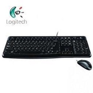 【 大台南電腦量販】全新促銷 羅技 LOGITECH MK120 有線鍵鼠組 USB接頭/防潑灑設計/多媒體鍵