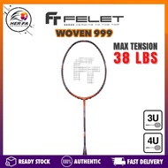FELET Woven 999 3U & 4U Professional Badminton Racket Max Tension 38LBS Pro Series