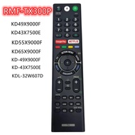 New   RMF-TX300P Sony 4K TV Remote Control For KD49X9000F, KD43X7500E, KD55X9000F, KD65X9000F, KD-49