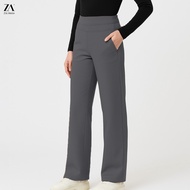 Suzonne Scuba Premium Track Pants Active Wear Muslimah Seluar Sukan Sports Wanita Casual Pant Labuh 