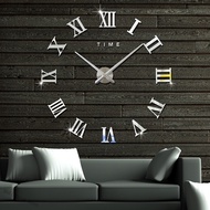 SM Official Store Fashionable Roman Numeral Wall Clock DIY Wall Ornament Home Office Hotel Decoratio