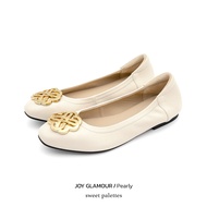 Sweet Palettes รองเท้าหนังแกะ Joy Glamour Pearly
