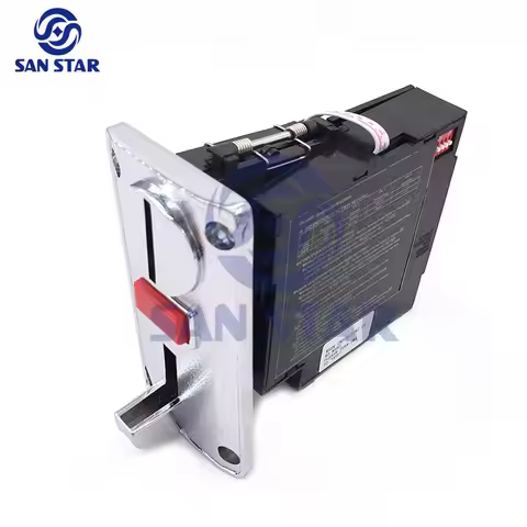 2PCS Programable High Precision Electronic Multi coin Selector Acceptor 6 different values Mech Puls