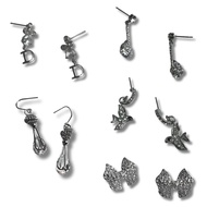 White Stoned Earrings For Woman2496