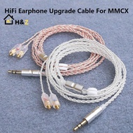 Kaleidoscope HiFi Earphone Upgrade Cable MMCX 3.5mm 1.2m Silver Plated Core Cable For  IE200/IE300/I