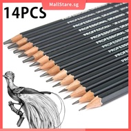 Drawing Sketch Pencil Set 14pcs Sketching Pencils 12B 10B 8B 7B 6B 5B 4B 3B 2B B HB 2H 4H 6H Graphit
