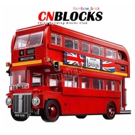 (1680+/PCS) London Double Decker Bus Building Blocks Toy Set Assembled Model Building Blocks Boys and Girls Holiday Gifts