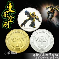 3 Transformers 5 Gold Silver Coins Bumblebee Commemorative Coins Autobot Optimus Prime Coins Childre
