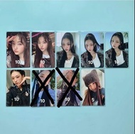 new jeans haerin photocards