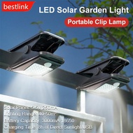 BESTLINK 72LED Clip-on Solar Light Outdoor Motion Sensor Solar Lamp IP65 Waterproof Camping Light fo