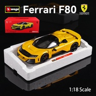 Bburago 1:18 Ferrari F80 alloy car model static model supercar collection boy toy supercar