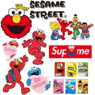 SESAME STREET heat transfer sticker ELMO cartoon hot stamping DIY sticker washable decorative fabric