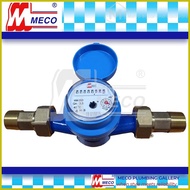 ▥ ㍿ ♒ Meco Heavy Duty Water Meter Brass Body (For water submeter or main meter)