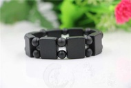 Aaa+ Black Sinbin Bian Bianshi Jade Needle Stone Bracelet/Bracelets For Men/Women Bangle Gift Handr