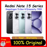 Xiaomi Redmi Note 15 Pro+ Snapdragon 7s Gen 4 / Redmi Note 15 Pro Dimensity 7400 Ultra /15 Snapdrago