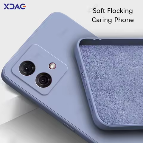 Original Mobile Phone Cases for Motorola Moto G84 MotoG84 5G 360 Soft Luxury Square Liquid Silicone 