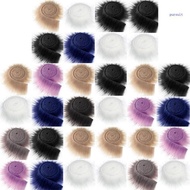 【SUIT*】 Faux Fur Ribbon Tapes 4Pcs Set Christmas Tree Skirt Gnome for Doll Beard Decor for Xmas Tree