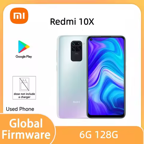 Global rom Xiaomi Redmi 10X 4G Global ROM 4GB RAM 128GB ROM Mobile Phone MTK Helio G85 48MP Quad 502